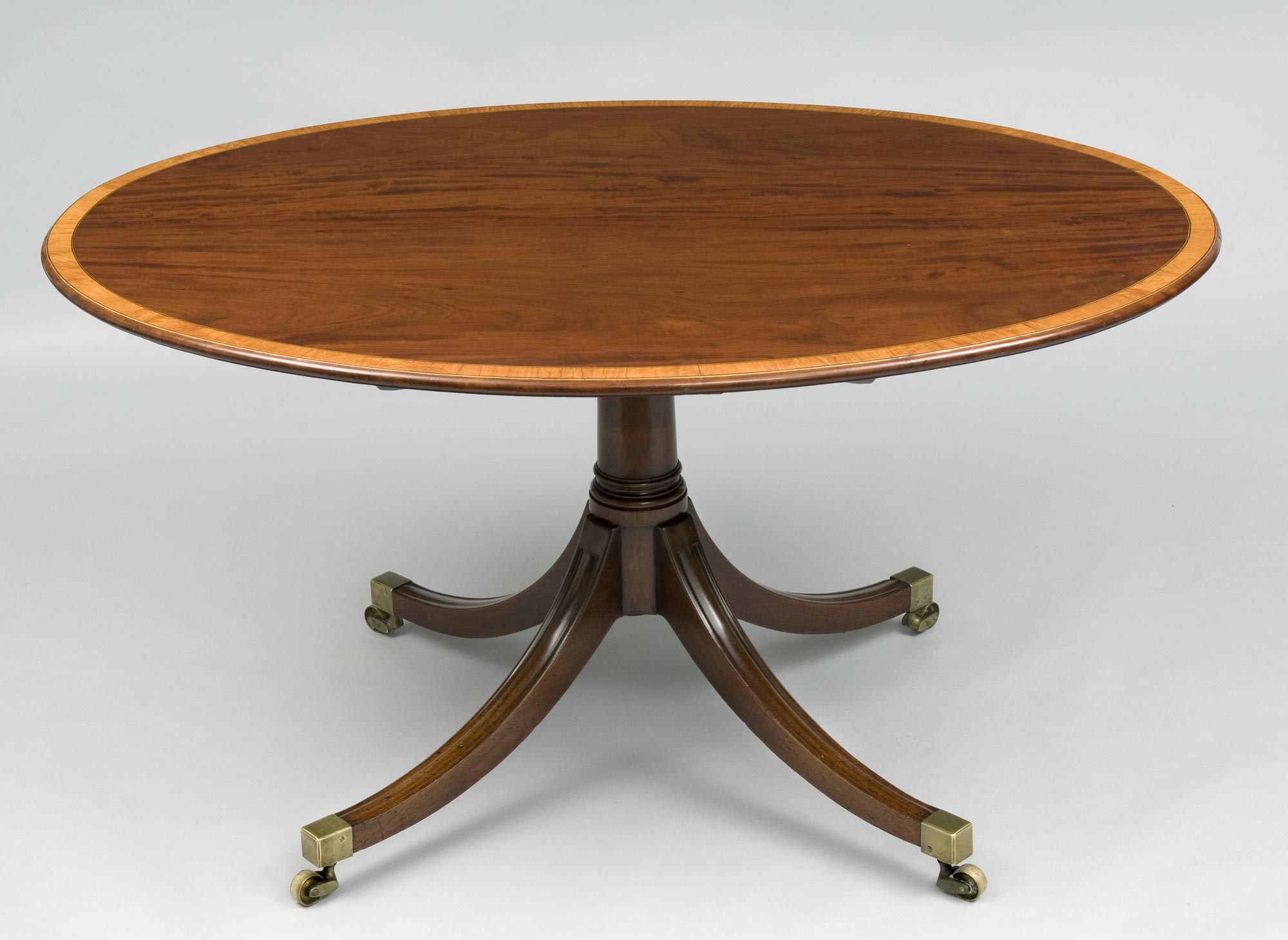 Antique Oval Center Tables Sheraton Period Oval Center Table
