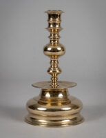 Rare 17th Century Danish Brass Candlestick