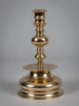 Rare 17th Century Danish Brass Candlestick