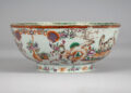 18th Century Chinese Qing Dynasty Famille Rose Bowl