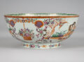 18th Century Chinese Qing Dynasty Famille Rose Bowl