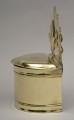 Rare Dutch Brass Salt Box, Circa 1790