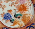 19th Century Pair Chinese Porcelain Peacock Plates