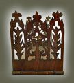 Gothic Revival Expanding Book Stand or Book Slide
