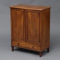 English Antique Very Fine Regency Mahogany Small Cabinet, Circa 1820
