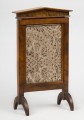 Antique English Elm & Walnut Table Screen or Photo Frame, Circa 1820