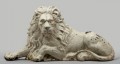 Antique Cast Iron Painted Lion & Unicorn