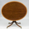 Antique Sheraton Period Oval Center Table, 18th Century