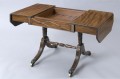 English Antique Fine Regency Period Sofa Games Table, Circa 1820