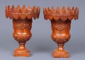 Pair French Terracotta Urns By Ardus