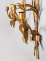 Pair French Gilt Metal Wall Sconces