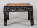 Antique Anglo-Ceylonese Carved Footstool