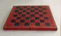 Antique Backgammon and Chess Board Book Box