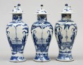 Set of Three Chinese Vases