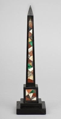 Italian Specimen Marble Obelisk
