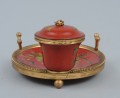 French Chinoiserie Tole Ink Stand
