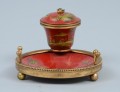 French Chinoiserie Tole Ink Stand