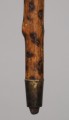 Antique English Yew Wood Folk Art Walking Stick