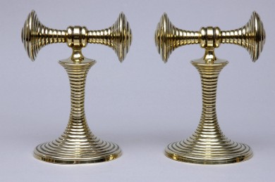 Pair Brass Tool Rests or Bookends