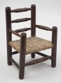 Antique Miniature Beech Arm Chair, Circa 1870