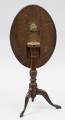 Antique Miniature Oval Tripod Table