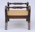 English Antique Mahogany Footstool