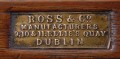 Irish Walnut Campaign Side Cabinet Labeled Ross & Co, Dublin, Circa 1860