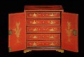 Antique Chinese Export Miniature Cabinet, Circa 1850