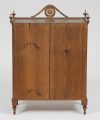 Antique Very Fine French Miniature Carved Fruitwood Armoire or Cupboard, 18th C