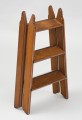 Mahogany Double Sided Folding Step Ladder, Circa 1870