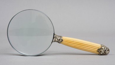 Magnifying Glass with Bone Handle