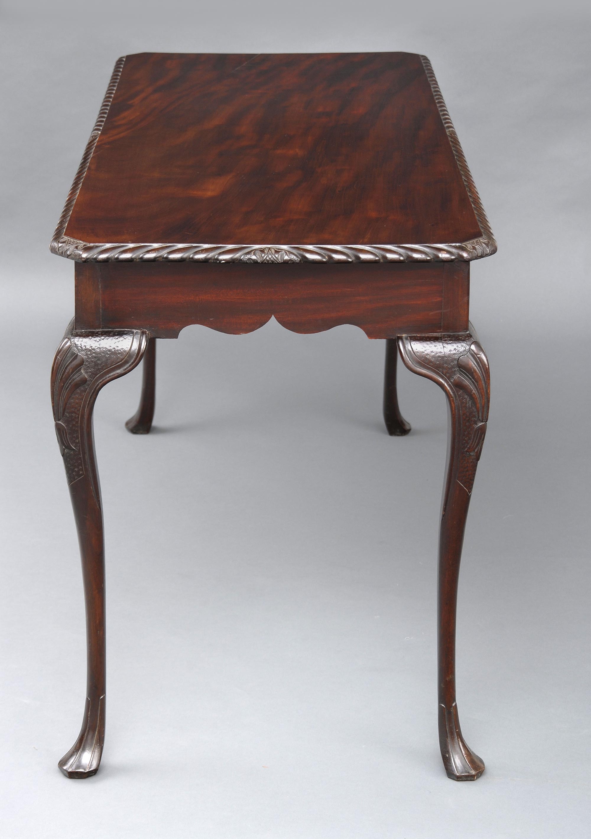 Antique Side Tables | Antique Irish Carved Mahogany Side Table
