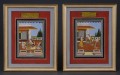 Pair Indian Miniature Raga Paintings