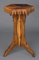 Specimen Wood Antique Pedestal Table