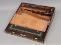 Antique Brass & Rosewood Writing Slope