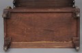 Unusual English Late Regency Mahogany Pier or Console Table, Faux Marble Top