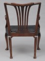 English Antique George II Chippendale Armchair, 18th Century