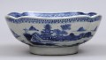 Chinese Blue and White Canton Bowl