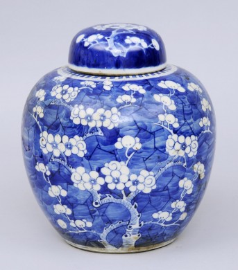 Large Chinese Prunus Vase