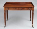 English Antique Gillows Style Writing Table
