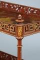 Antique English Chinoiserie Two-Tiered Etagere