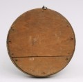Small Antique English Convex Mirror with Acorns