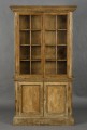 Antique English Pair of Pine Glazed Bookcases