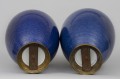 French Samson Cobalt Blue Vases