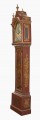 George III Red Lacquered Tall Case Clock, Circa 1760