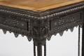 Antique Iron and Wood Low Table
