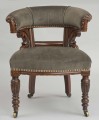 English Antique William IV Library Armchair