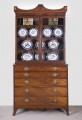 George III Mahogany Secretaire Bookcase, 18th Century English Antique