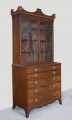 Fine George III Mahogany Library Secretaire Bookcase, 18th Century