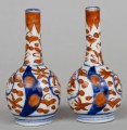Pair Miniature Japanese Imari Vases, Circa 1900